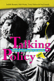 Talking Policy (How social policy is made) by Rob Watts, 9780367719531