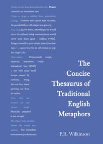 Concise Thesaurus of Traditional English Metaphors by Dick Wilkinson, 9781138429253