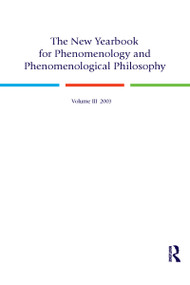 The New Yearbook for Phenomenology and Phenomenological Philosophy (Volume 3) by Burt Hopkins, Steven Crowell, 9780970167934