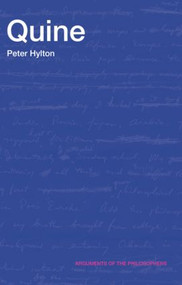 Quine by Peter Hylton, 9780415063982