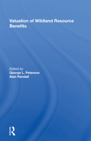 Valuation Of Wildland Resource Benefits by George Peterson, 9780367212940