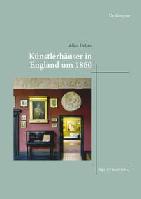 Künstlerhäuser in England um 1860 (German Edition) by Alice Detjen, 9783689241582