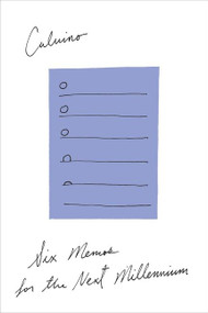 Six Memos For The Next Millennium by Italo Calvino, 9780544146679