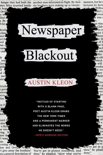 Newspaper Blackout by Austin Kleon, 9780061732973
