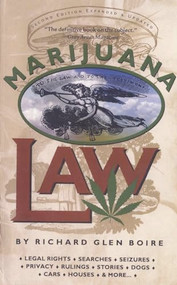 Marijuana Law by Boire, 9780914171867