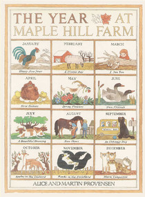 The Year at Maple Hill Farm - 9780689306426 by Alice Provensen, Martin Provensen, 9780689306426