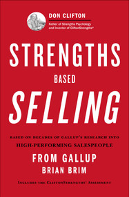 Strengths Based Selling by Brian Brim, Gallup, 9781595620484