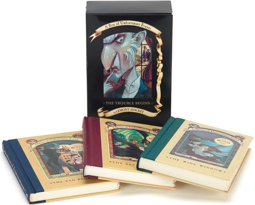 A Series of Unfortunate Events Box: The Trouble Begins (Books 1-3) by Lemony Snicket, Brett Helquist, 9780060298098