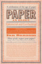Paper (An Elegy) by Ian Sansom, 9780062385239
