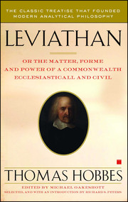 Leviathan (Or the Matter, Forme, and Power of a Commonwealth Ecclesiasticall and Civil) by Thomas Hobbes, 9781416573609