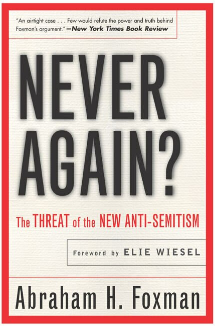 Never Again? by Abraham Foxman, 9780060730697