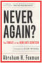 Never Again? by Abraham Foxman, 9780060730697