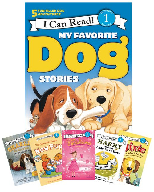 My Favorite Dog Stories: Learning to Read Box Set (A Box of 5 Favorite Dog Books for Beginning Readers) by Various, Jan Berenstain, Ree Drummond, Grace Gilman, Victoria Kann, Gene Zion, 9780062313317
