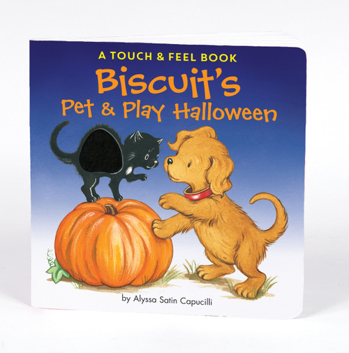 Biscuit's Pet & Play Halloween (A Halloween Touch & Feel Book for Kids) by Alyssa Satin Capucilli, Pat Schories, 9780061128332