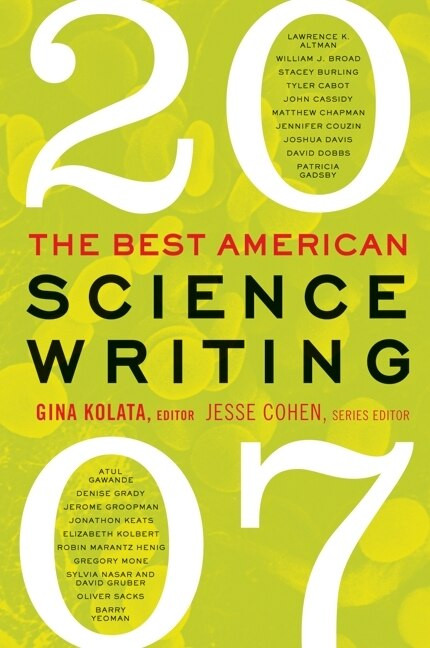 The Best American Science Writing 2007 by Gina Kolata, Jesse Cohen, 9780061345777