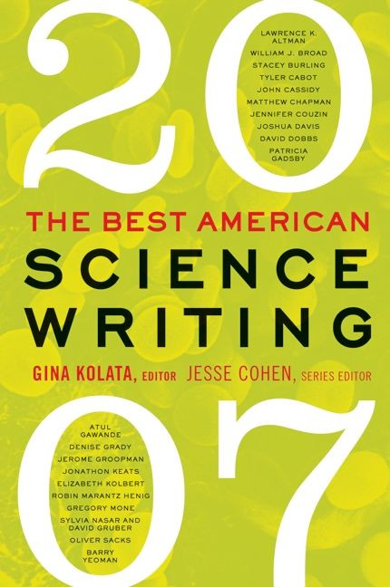 The Best American Science Writing 2007 by Gina Kolata, Jesse Cohen, 9780061345777