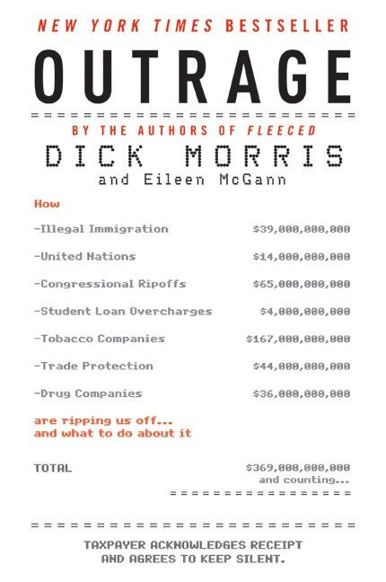 Outrage - 9780061373930 by Dick Morris, Eileen McGann, 9780061373930