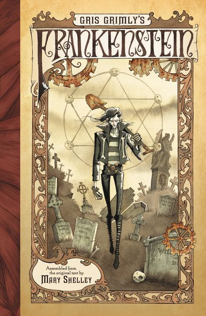 Gris Grimly's Frankenstein (A Graphic Novel) by Mary Shelley, Gris Grimly, 9780061862977