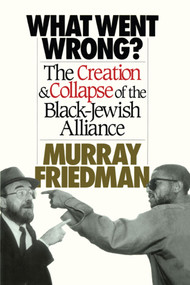 What Went Wrong? (The Creation & Collapse of the Black-Jewish  Alliance) by Murray Friedman, 9781416576686