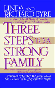 Three Steps to a Strong Family by Linda Eyre, Richard Eyre, 9780684802886