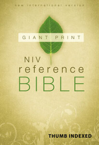 NIV, Reference Bible, Giant Print, Hardcover, Indexed by  Zondervan, 9780310435068