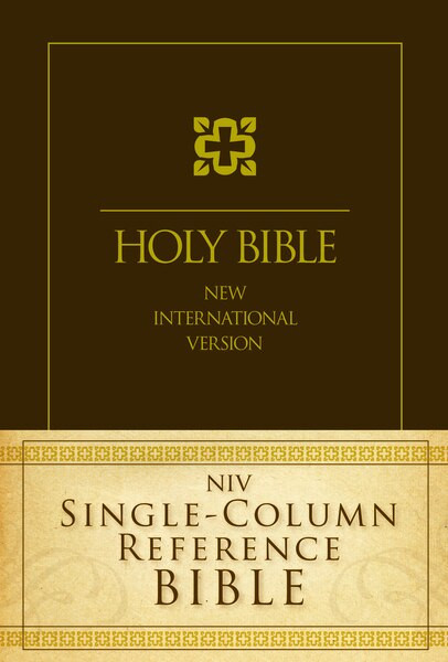 NIV, Single-Column Reference Bible, Hardcover by  Zondervan, 9780310442523