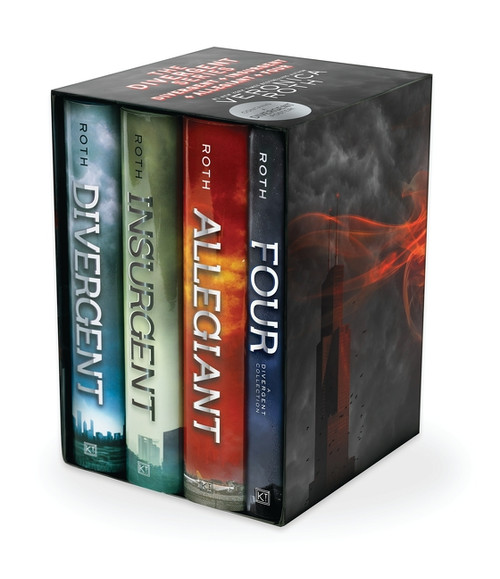 Divergent Series Four-Book Hardcover Gift Set (Divergent, Insurgent, Allegiant, Four) by Veronica Roth, 9780062352163