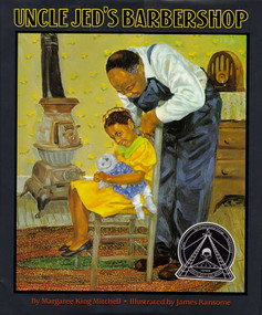Uncle Jed's Barber Shop by Margaree King Mitchell, James E. Ransome, 9780671769697