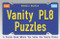 Vanity PL8 Puzzles (A Puzzle Book Where You Solve the Vanity Plates) by Michelle Mazzulo, 9781595800381