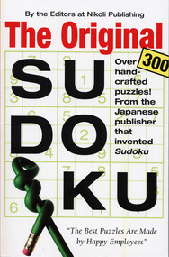 The Original Sudoku by Editors of Nikoli Publishing, 9780761142157