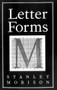 Letter Forms by Stanley Morison, 9780881791365