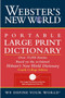 Webster's New World Portable Large Print Dictionary, Second Edition by The Editors of the Webster's New Wo, 9780764564918