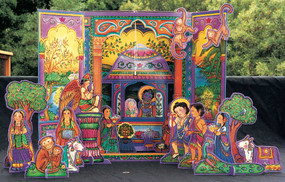 Vrindavan Activity Set (Fold-Out Temple and Altar) by Kim Waters, 9781886069237