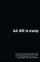 AA Gill is Away by A.A. Gill, 9780743276672
