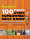 100 Things Every Homeowner Must Know (How to Save Money, Solve Problems and Improve Your Home) by Editors Of Family Handyman, 9781621452201