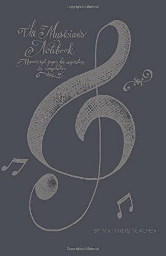 The Musician's Notebook (Manuscript Paper For Inspiration And Composition) by Matthew Teacher, 9780762456475