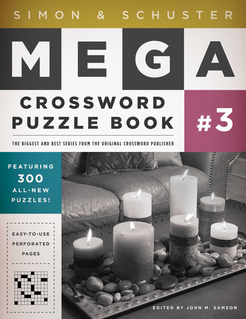 Simon & Schuster Mega Crossword Puzzle Book #3 by John M. Samson, 9781416559092