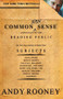 Common Nonsense by Andy Rooney, 9781586482008