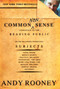Common Nonsense by Andy Rooney, 9781586482008