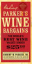 Parker's Wine Bargains (The World's Best Wine Values Under $25) by Robert M. Parker, 9781439101902