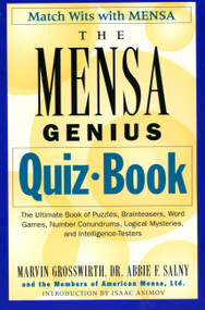 The Mensa Genius Quiz Book by Marvin Grosswirth, Abbie F. Salny, 9780201059595