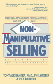 Non-Manipulative Selling by Tony Alessandra, 9780671764487