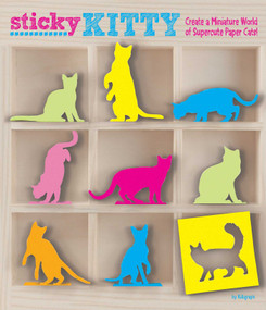 Sticky Kitty (A Miniature World of Cute Paper Cats) by Killigraph, 9781616288051