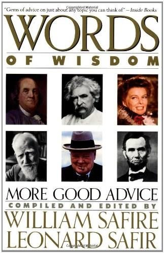 Words of Wisdom by William Safire, 9780671695873