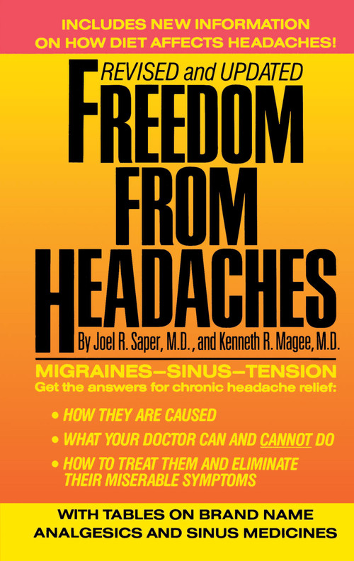 Freedom from Headaches by Joel Saper, 9780671254049