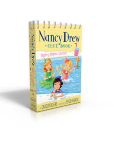 Nancy Drew Clue Book Mystery Mayhem Collection Books 1-4 (Boxed Set) (Pool Party Puzzler; Last Lemonade Standing; A Star Witness; Big Top Flop) by Carolyn Keene, Peter Francis, 9781481469234