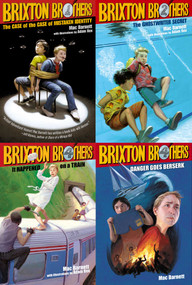 Brixton Brothers Mysterious Case of Cases Collected Set by Mac Barnett, Adam Rex, Matt Myers, 9781442498181