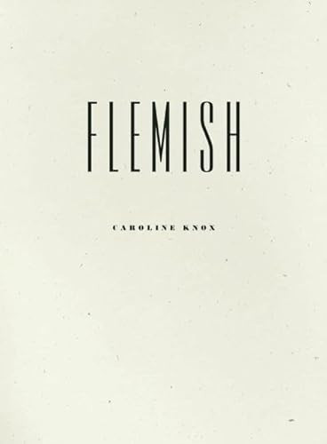 Flemish by Caroline Knox, 9781933517650