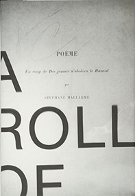 A Roll of the Dice by Stéphane Mallarmé, Jeff Clark, Robert Bononno, 9781940696041