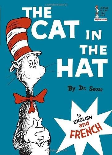 The Cat in the Hat in English and French by Dr. Seuss, 9780394801711